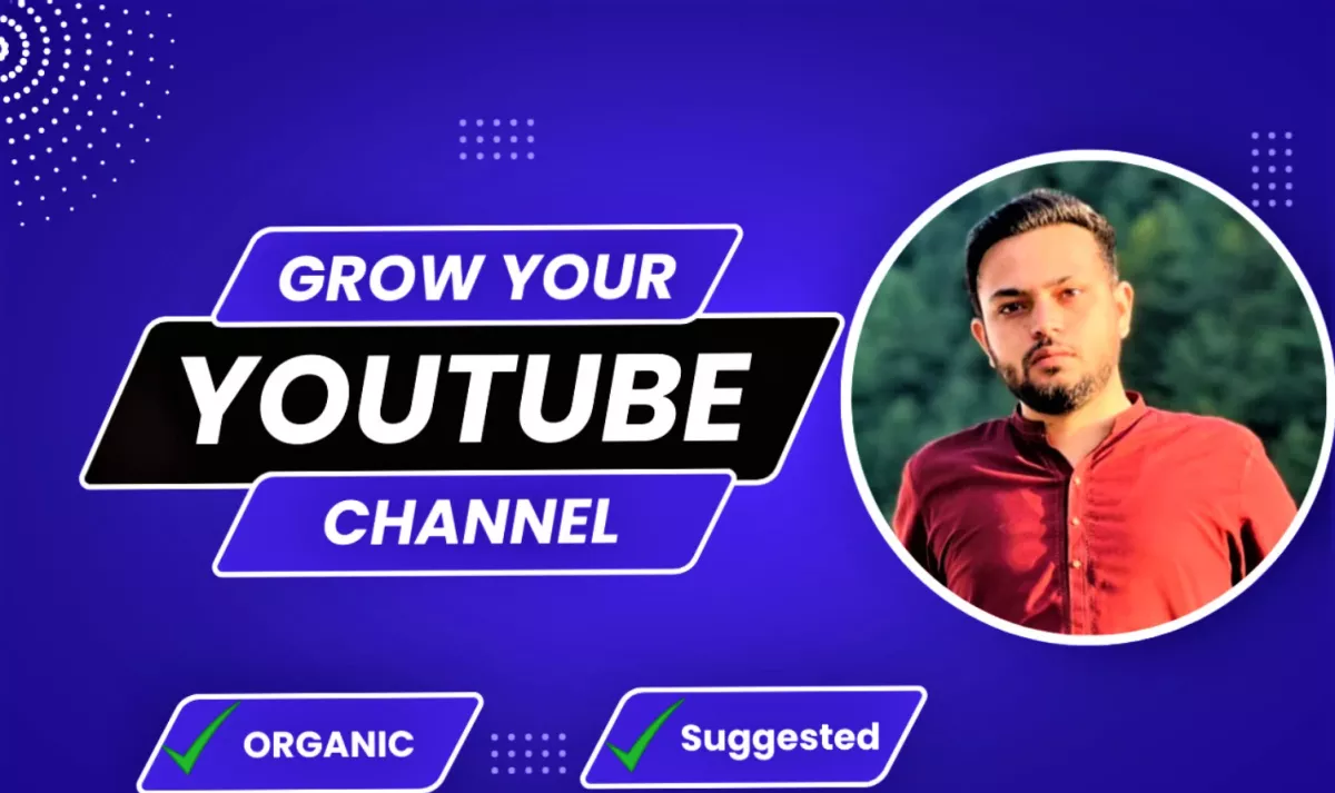 I will do organic youtube channel promotion and help you grow your channel