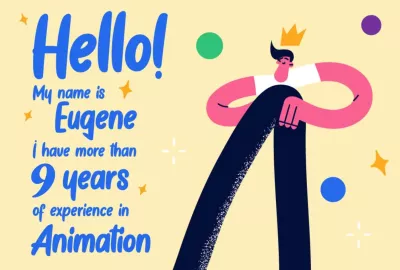 I will create professional animated json lottie for website or app