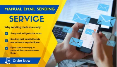 I will send 500 emails one by one manually for you